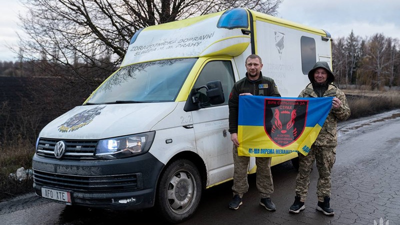 Реанімобіль від друзів з Чехії – допомога для перемоги